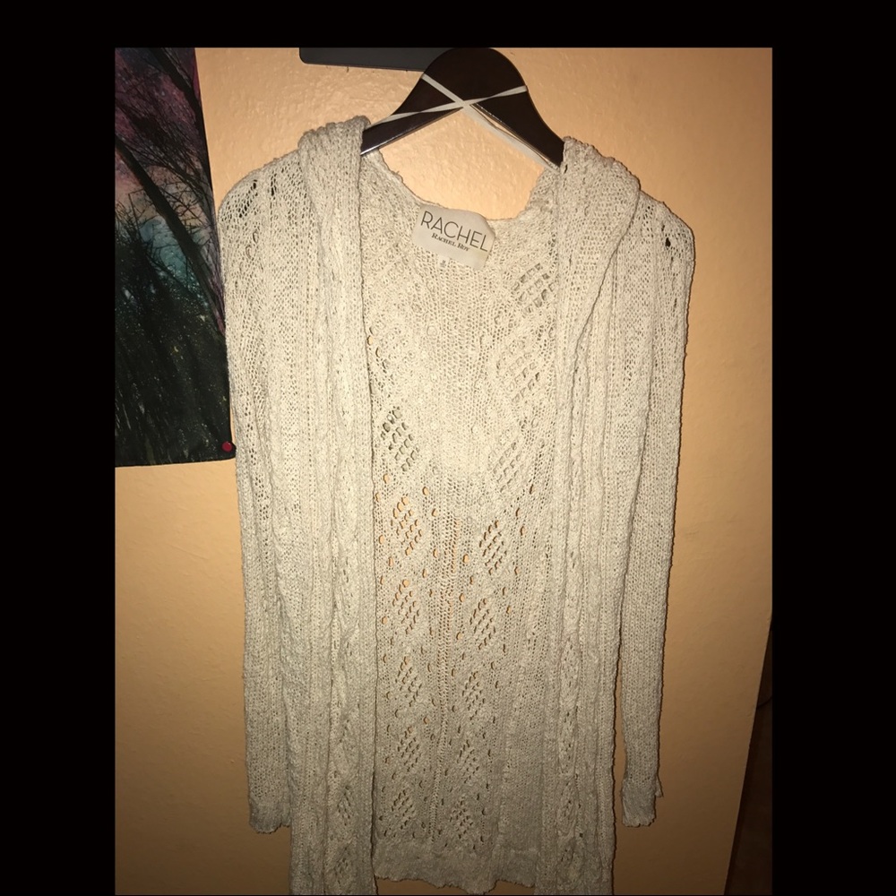 Rachel Roy Long Cardigan Hoodie