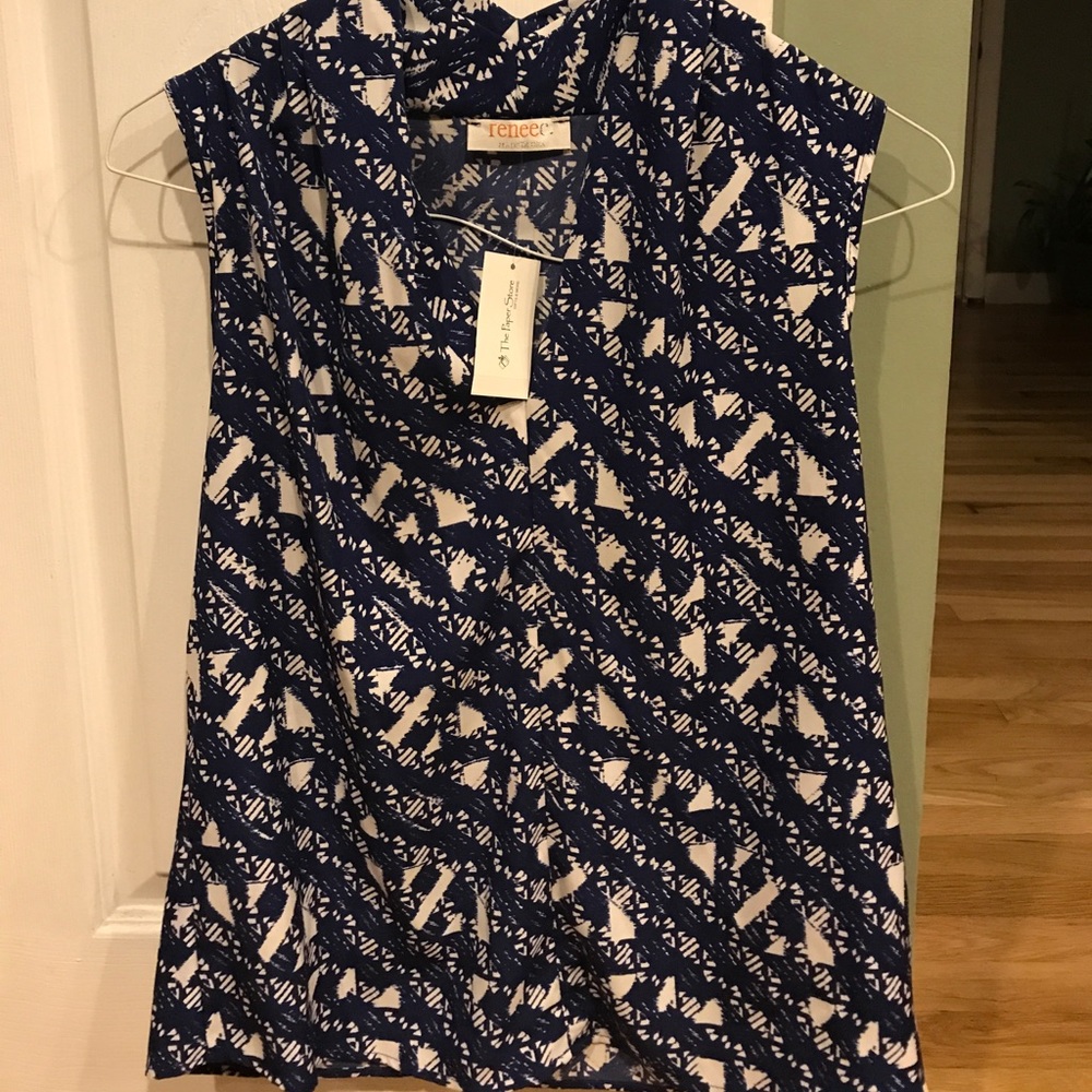 Blue tank top