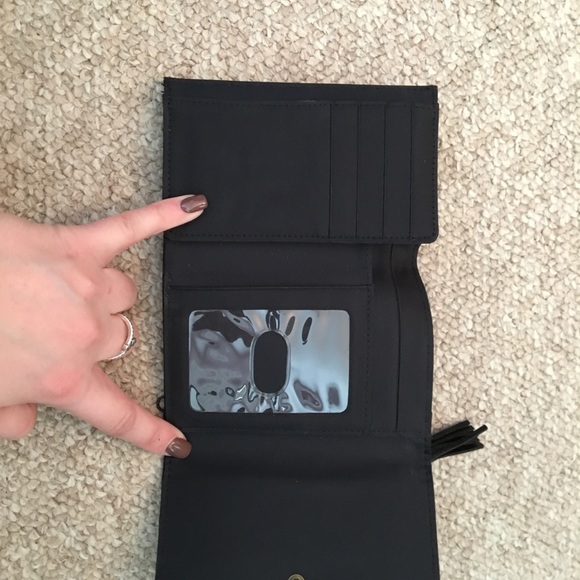 Black leather wallet - Picture 2 of 4