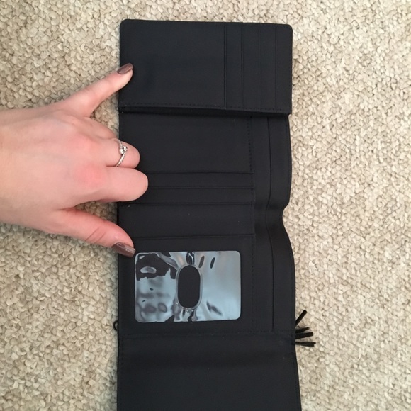 Black leather wallet - Picture 3 of 4