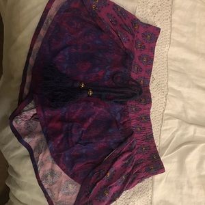 LA Hearts Flowy Shorts