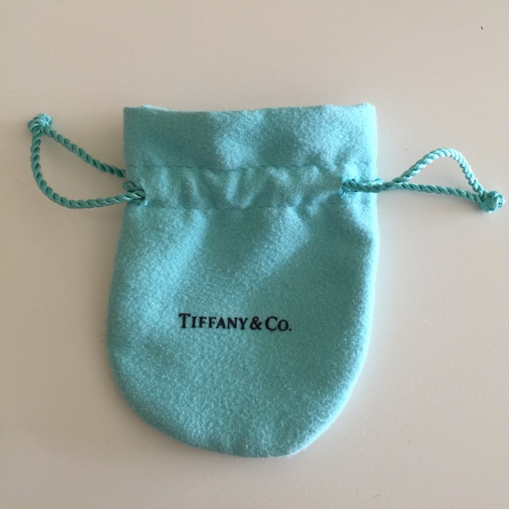 Tiffany and Co small jewelry dust bag