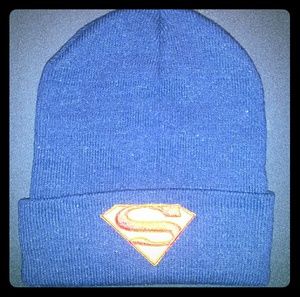 New Superman skully winter ski hat