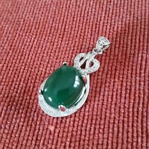 Natural emerald  on alloy resistance to corrosion
