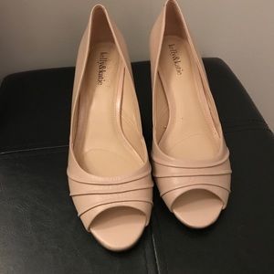 Nude Peep Toe Kitten Heels Nude Peep Toe Kitten Heels