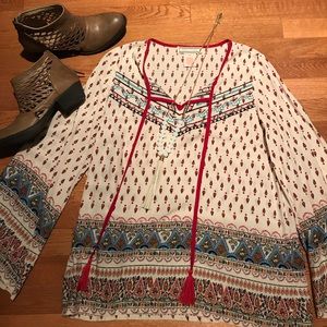 Boho blouse. flying tomato brand. Worn once.