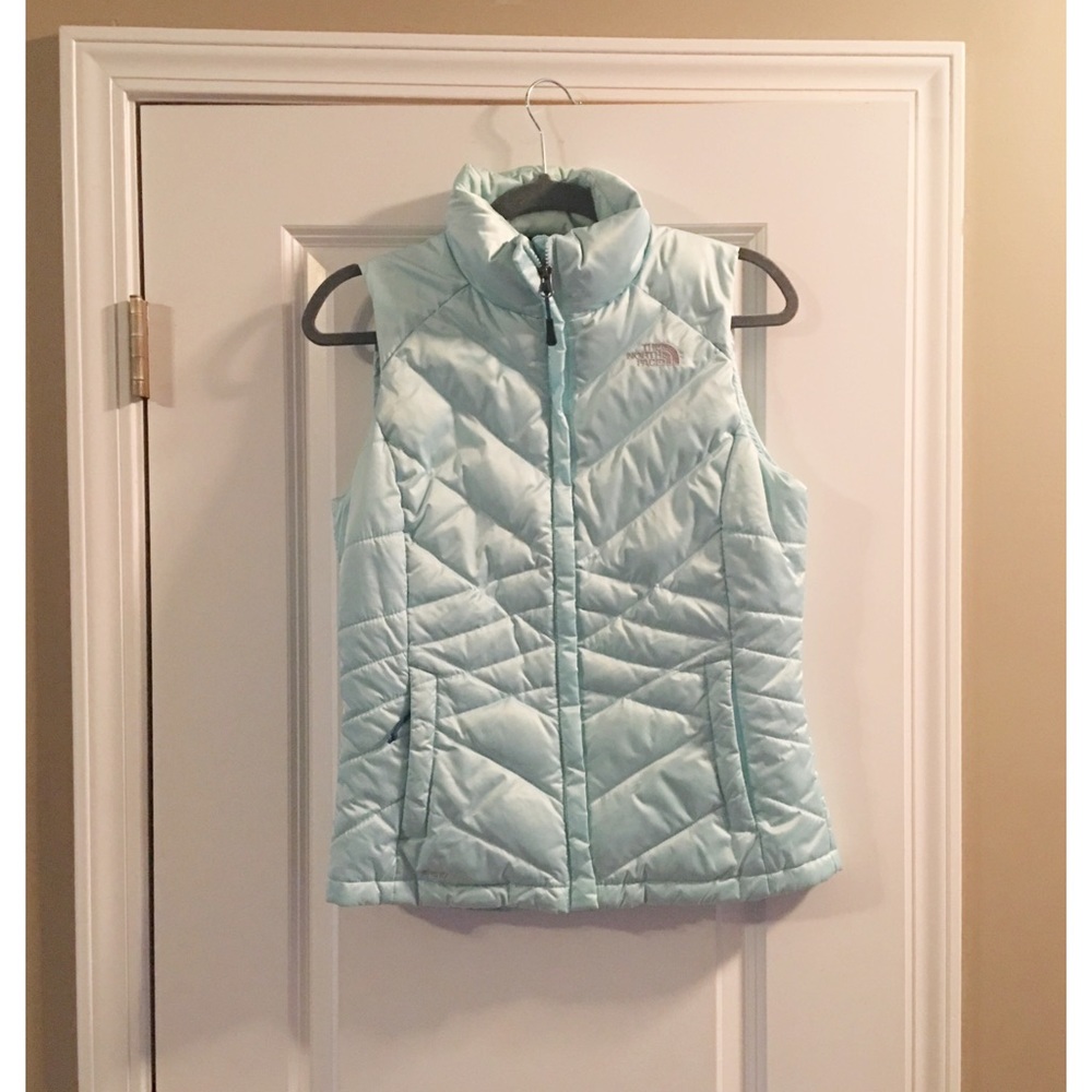 Pale Blue North Face Vest