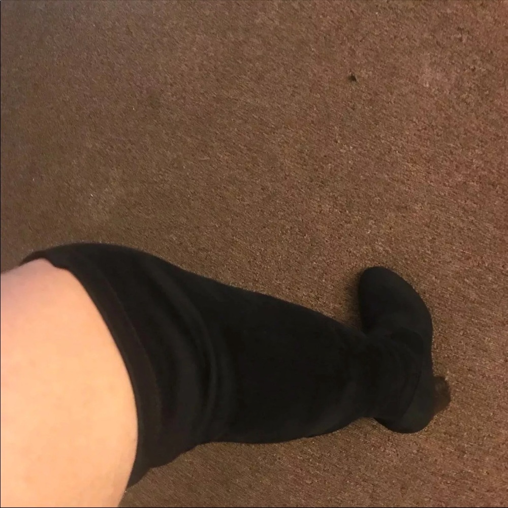 High knee boots