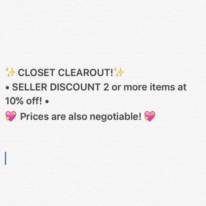 ✨CLOSET CLEAROUT!✨ ✨CLOSET CLEAROUT!✨
