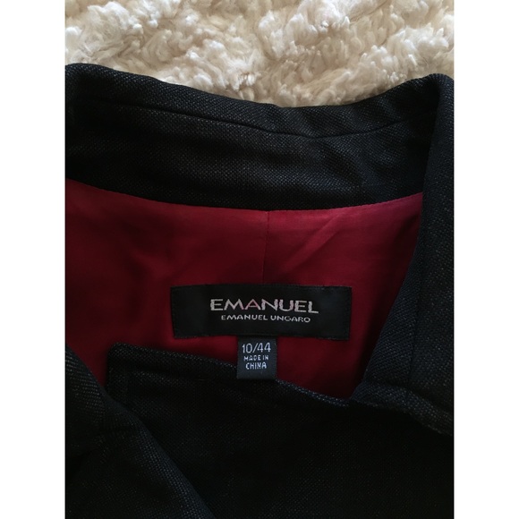 Double Button-Down Jacket w/ Red Silk Interior - Picture 3 of 8