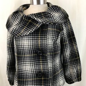 Mossimo Women's Crop 3/4 sleeve coat size L