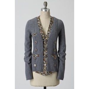 Anthropologie Blooms Revealed Cardigan S