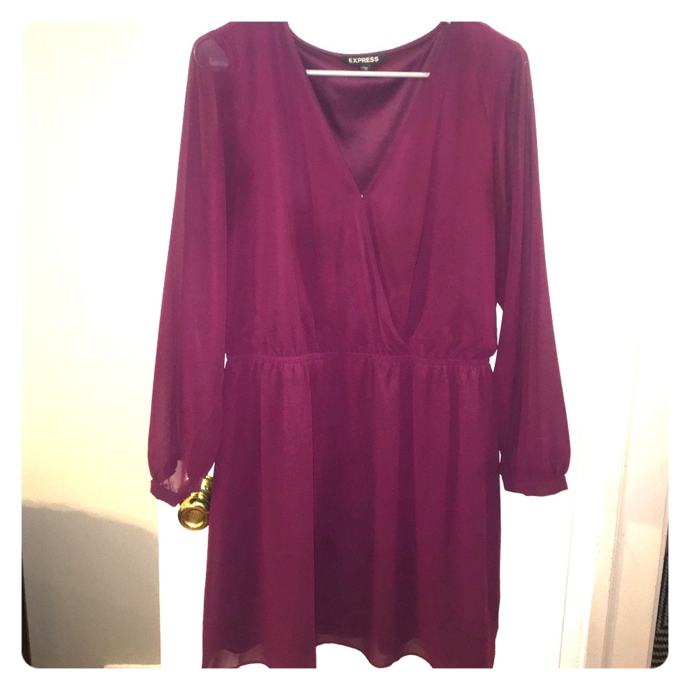 Burgundy Express Dress