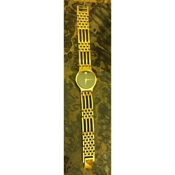 ?Ladies Movado Esperanza Gold Tone Quartz Watch