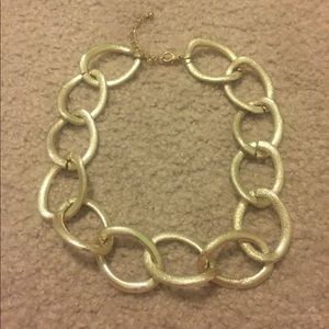Francesca's Brushed Gold Necklace