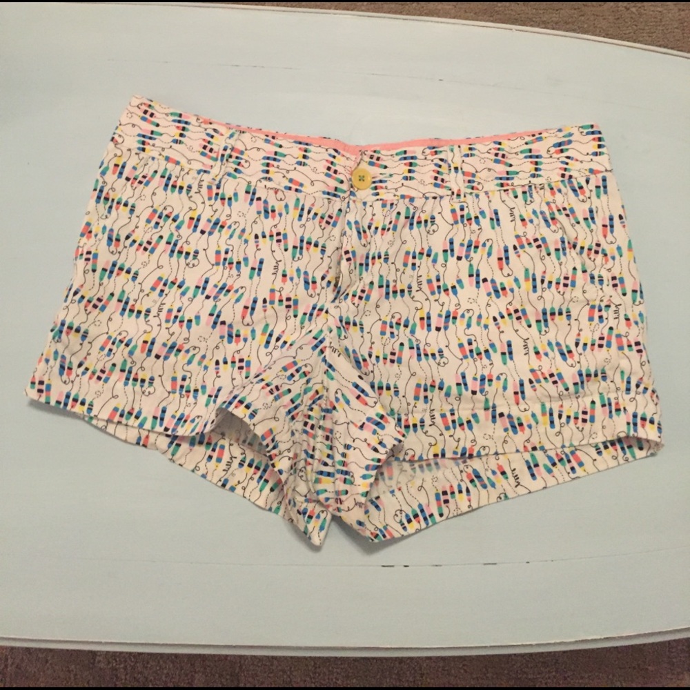 Lilly Pulitzer Shorts with Buoys Size 10