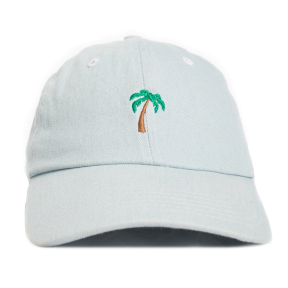 🌴Palm Tree Denim Dad Hat