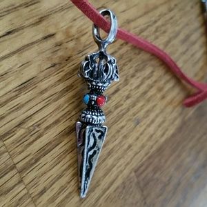 Four edge sword pendant for him