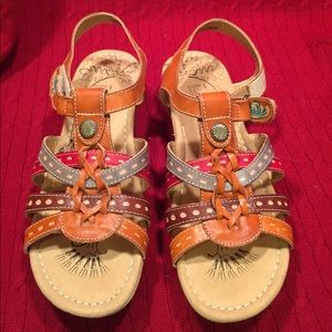 Spring step L'artiste Cloe sandal EUC sz10/eu 40