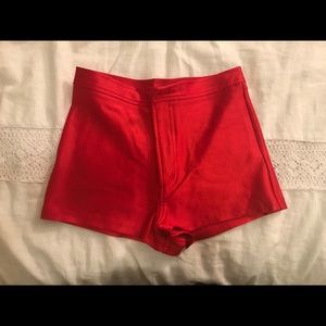 American Apparel Red Shorts