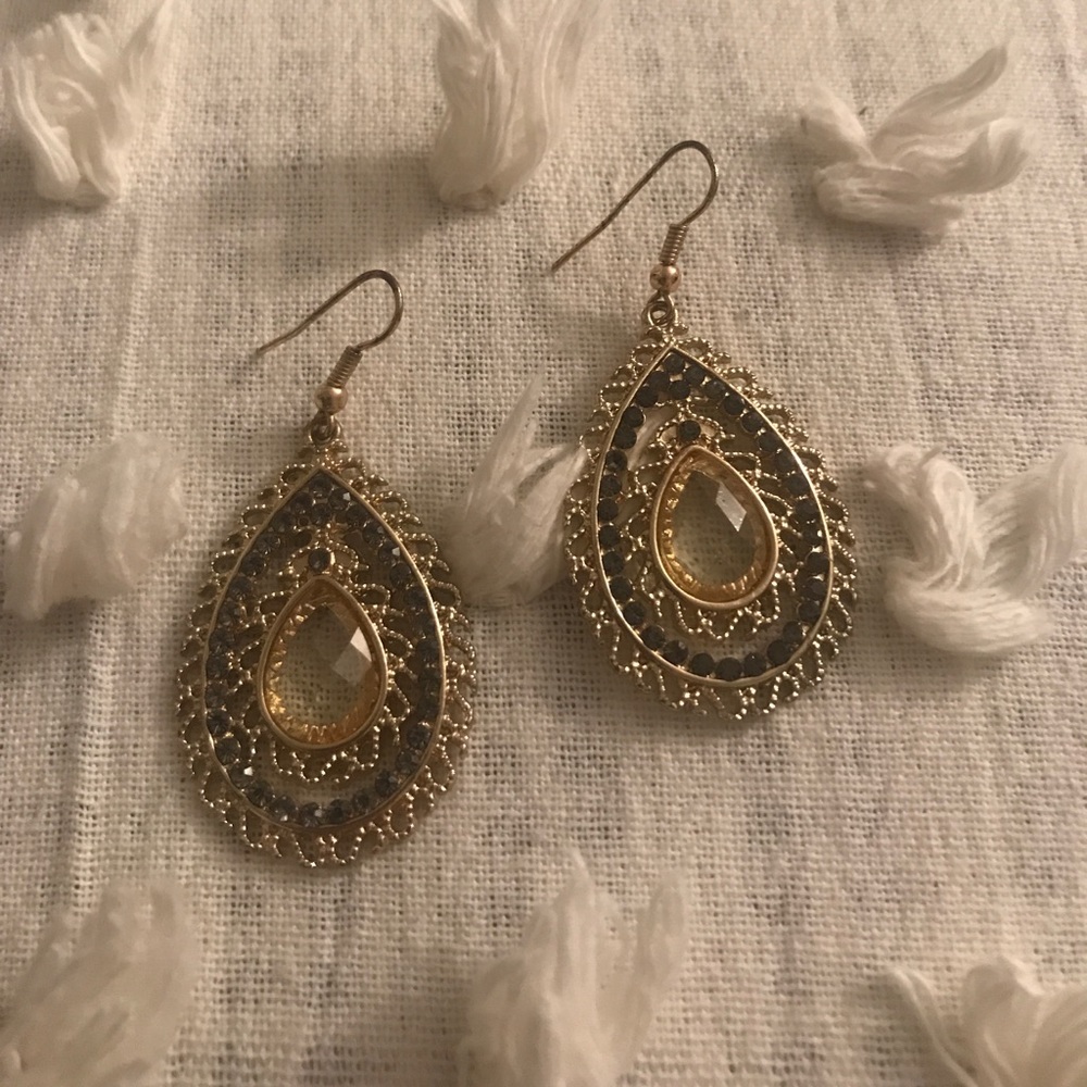 Gold Altar’d state earrings