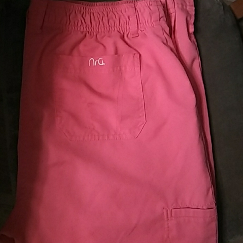 Pink scrub pants