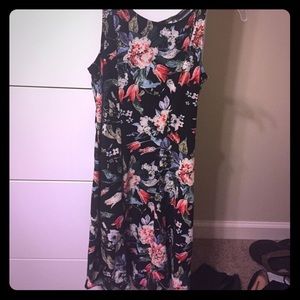 Small floral velvet dress!