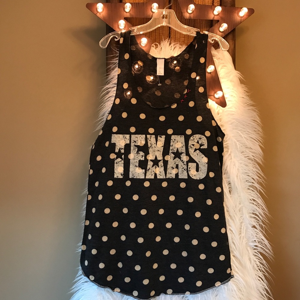 TEXAS tank top ❤️ SEVERAL SIZES AVAILABLE 