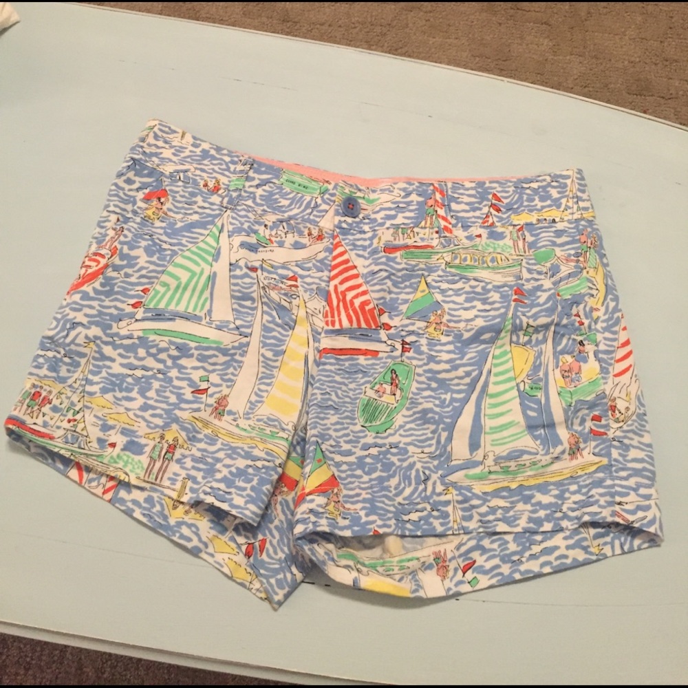 Lilly Pulitzer Callahan Get Nauti Shorts Size 8