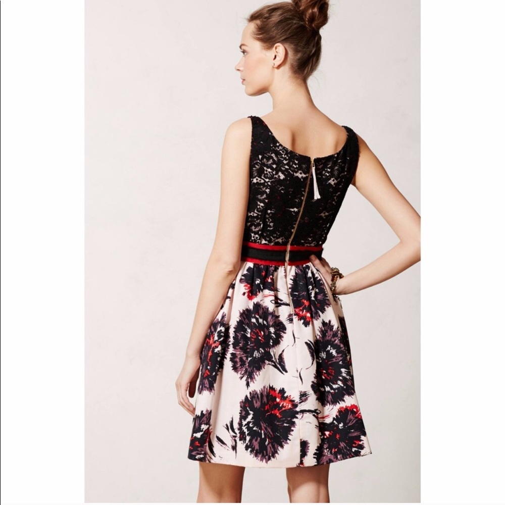 Peter Som Anthropologie Brushstroke Blossom Dress - Picture 2 of 5