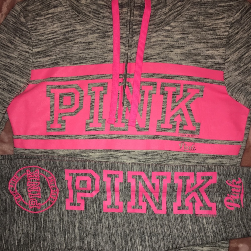 NWOT PINK Marled Fashion Show Set