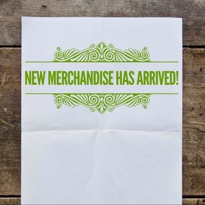 🛍New Merchandise Has Arrived !🛍