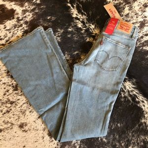 High Waisted Levi Flares