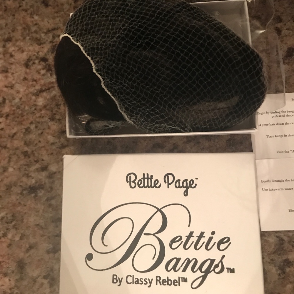 100% human hair Betti Bangs