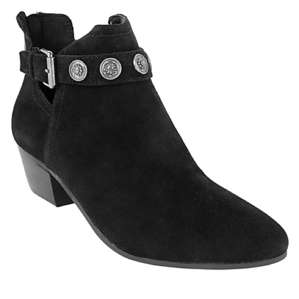 Brand new!!! Nine West black suede booties