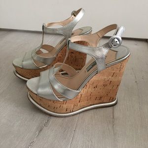 Prada wedge sandals