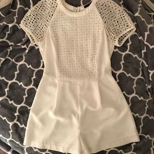 White Forever 21 Romper