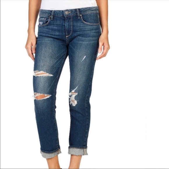 PAIGE โBrigitteโ boyfriend skinny jeans - Picture 3 of 6