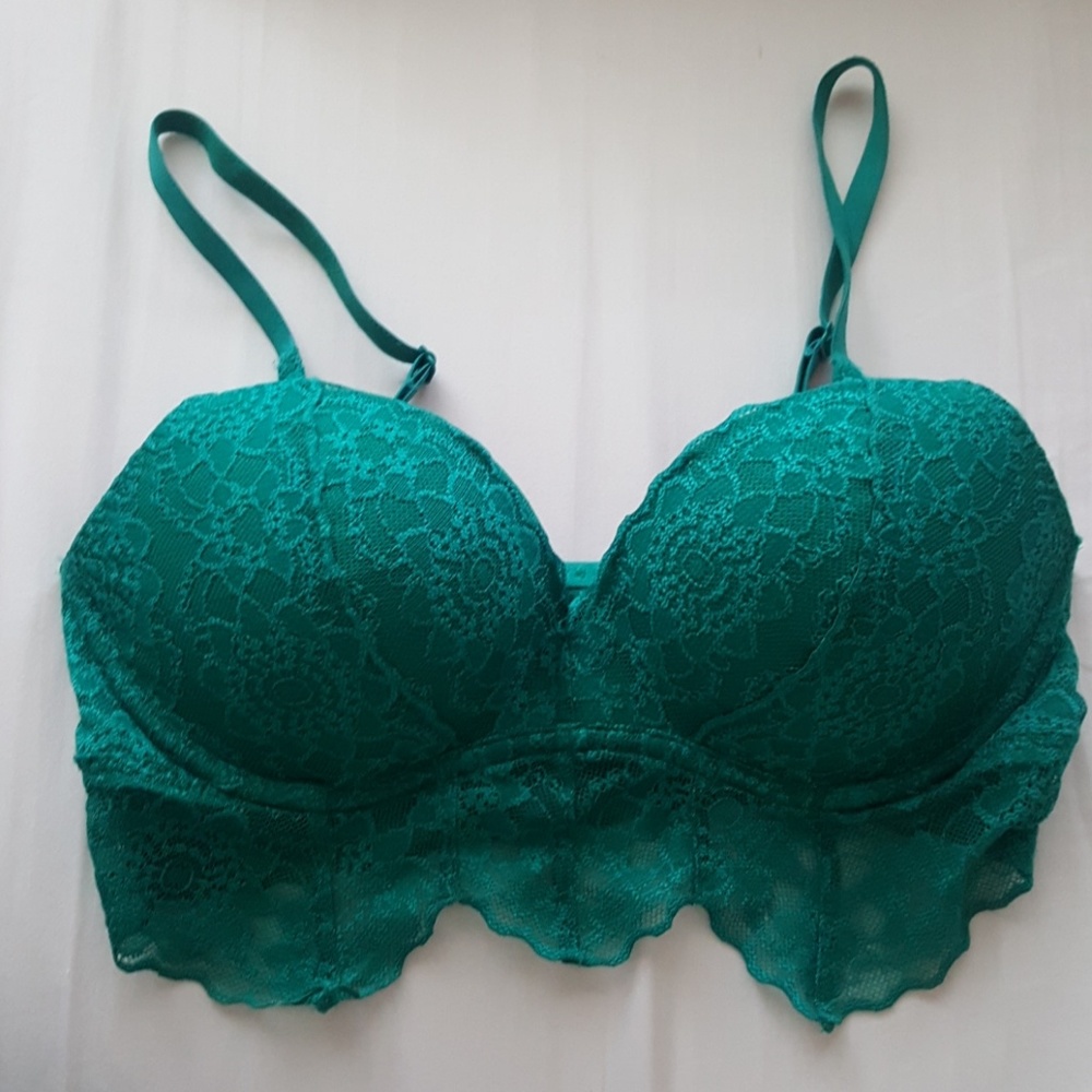 Teal Lace Bralette