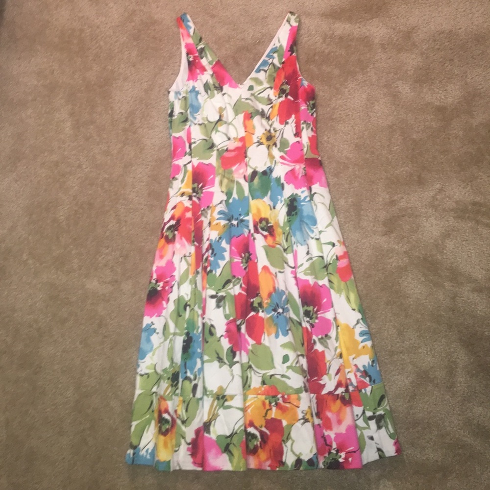 Floral Ralph Lauren Dress, Size 4