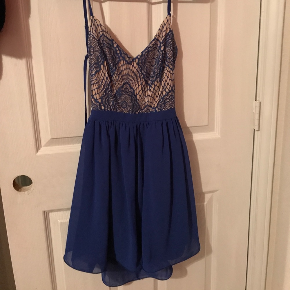 Blue dress