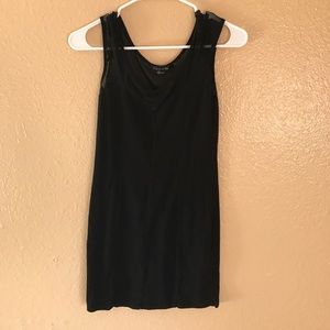 Black mini dress