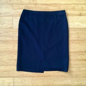 J Crew Navy Pencil Skirt