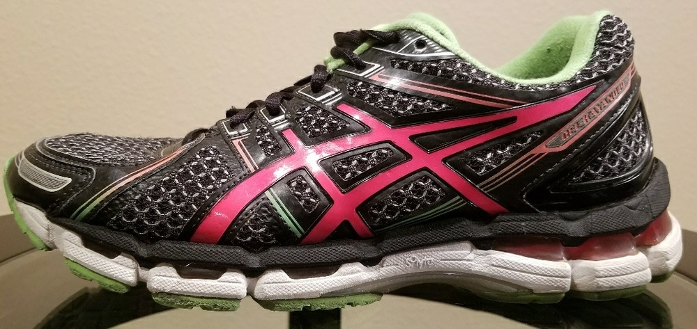 Asics Gel Kayano Womens 9 Black/Electric Pink