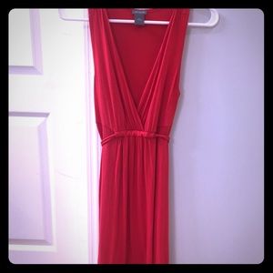 Ann Taylor XS Red Jersey Dress