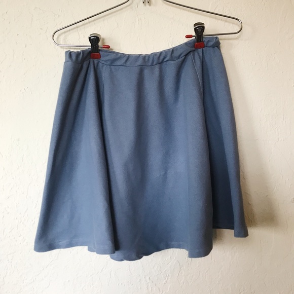 Denim colored circle skirt. - Picture 1 of 2