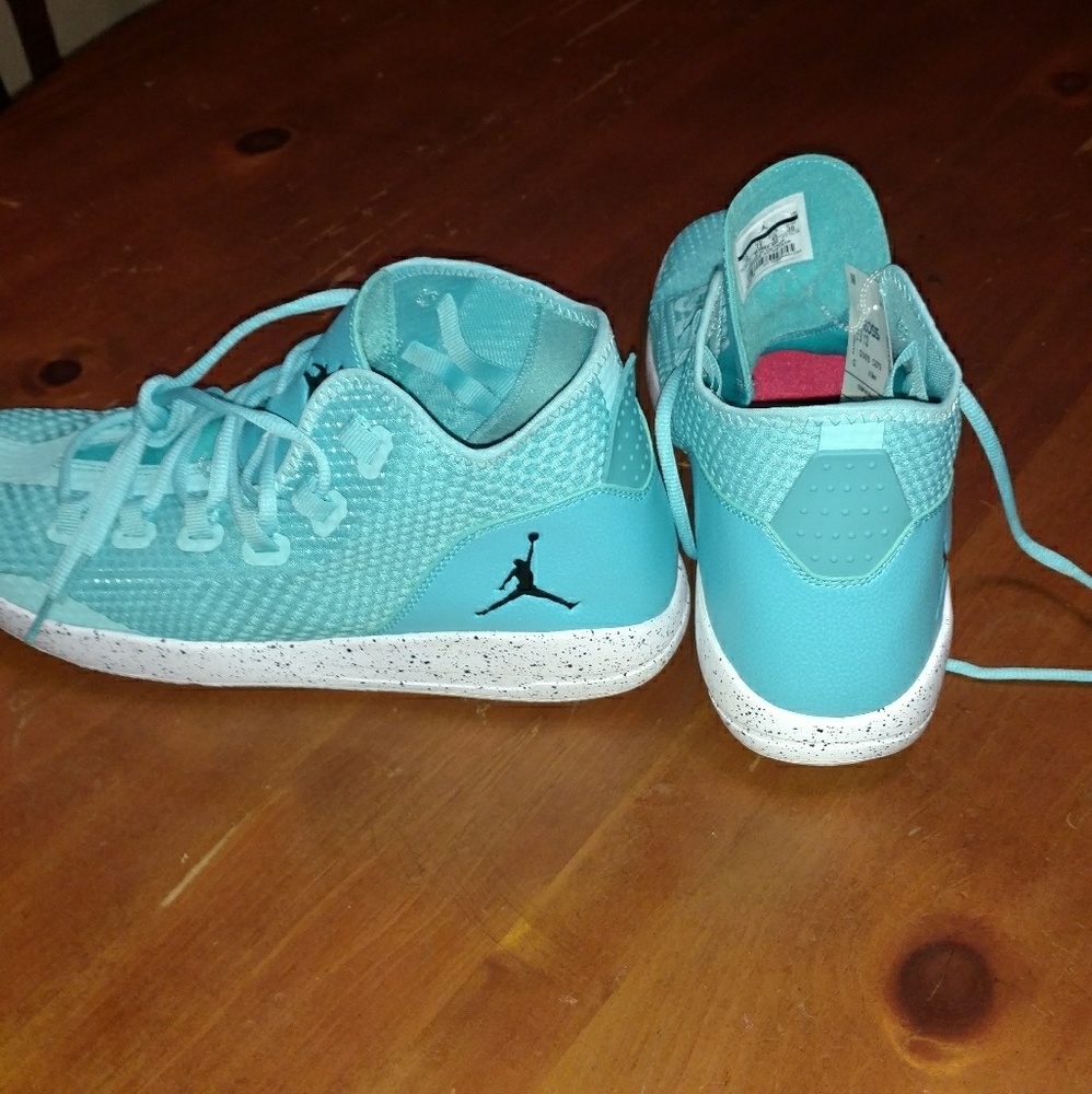 Mint colored Jordans