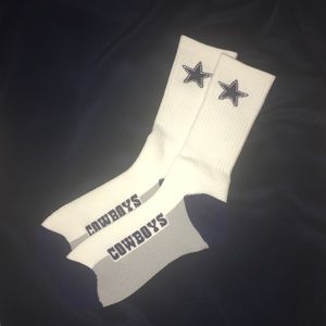 NWOT Men’s L Dallas Cowboy Crew Sock