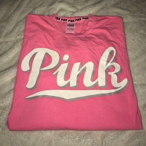 VS Pink Long Sleeve Shirt Size Small