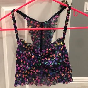 Victoria's Secret multi-colored crop top